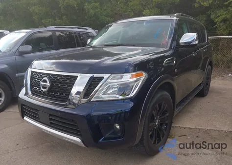 2017 Nissan Armada Platinum/Sl/Sv из США, поврежденный, VIN JN8AY2NC1H9500403